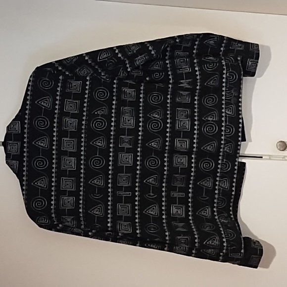 Funky Geometric Embroidered Jacket - Picture 3 of 3